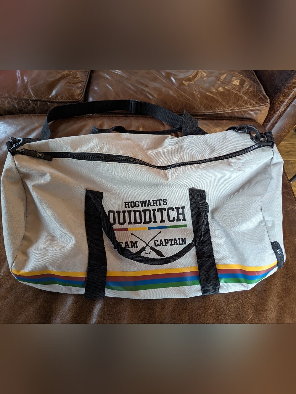 Harry Potter Quidditch Cream Duffel Bag